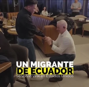 Ecuatoriano en EE.UU. encuentra el amor y se hace viral
