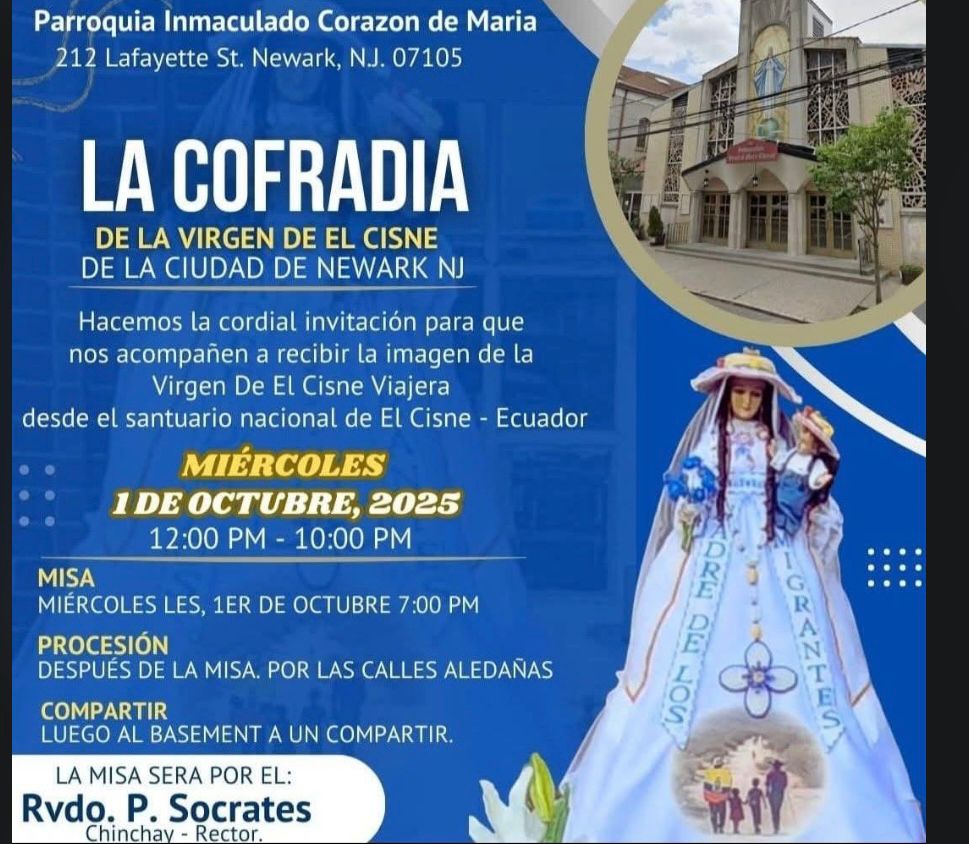 Santa Misa en honor a la Santisima virgen del Cisne – Miércoles 1 de Octubre