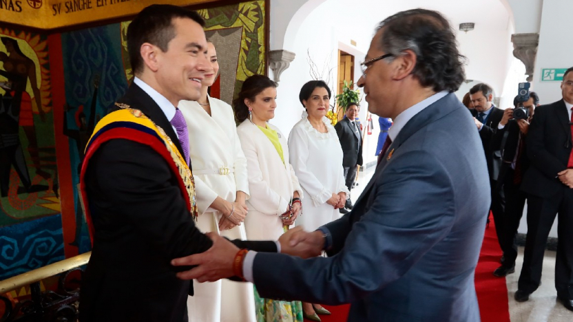 Petro ofrece ayuda a Ecuador para ‘estrangular la salida de cocaína’ y frenar la violencia criminal