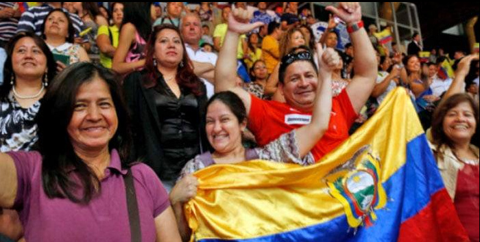 Plantón en Queens: ecuatorianos respaldan a Daniel Noboa y muestran su fuerza migrante en Nueva York