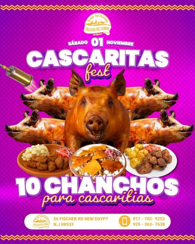 🐖 Cascaritas Fest en Delicias del Campo: un día de sabor, comunidad y orgullo ecuatoriano en New Egypt, Nueva Jersey 🇪🇨🎉