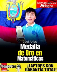 Ecuador 🇪🇨 | Orgullo nacional: estudiante de 12 años gana medalla de oro en concurso binacional de matemáticas