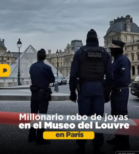 Million-Dollar Jewelry Heist at the Louvre Museum in Paris