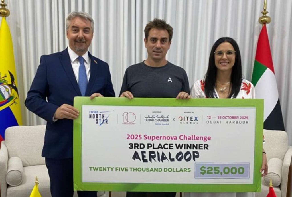 Drone ecuatoriana brilla en Dubai: tercer lugar en competencia global impulsa la innovación local