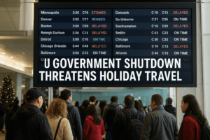 "US Government Shutdown Threatens Holiday Travel: Flight Delays and Airport Chaos Loom"