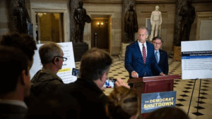 Stalled Government Shutdown Sees a Flicker of Momentum as Thune Says Talks Have “Ticked Up Significantly”