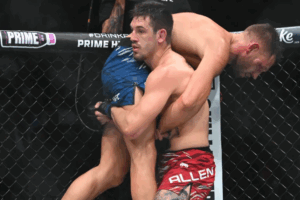 NOCAUT SORPRESA: BRANDON ALLEN TERMINA LA RACHA GANADORA DE REINIER DE RIDDER EN UFC FIGHT NIGHT EN CANADÁ