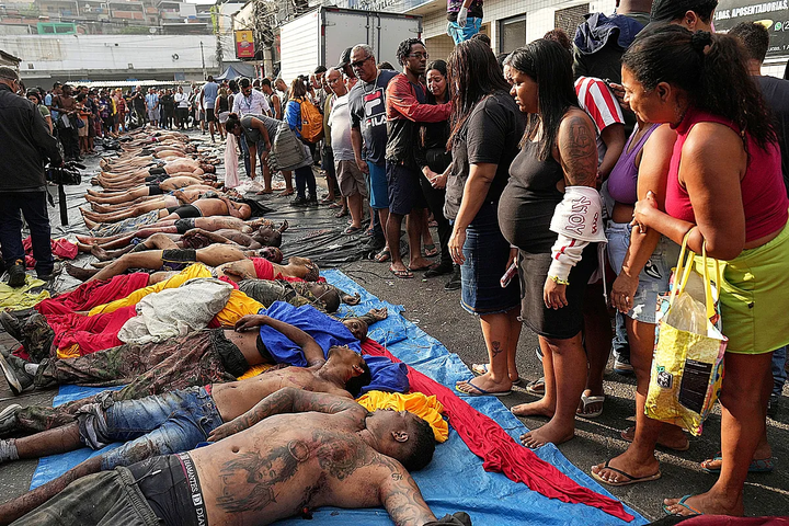 Masacre en Río de Janeiro: más de 130 muertos en operativo policial sin precedentes