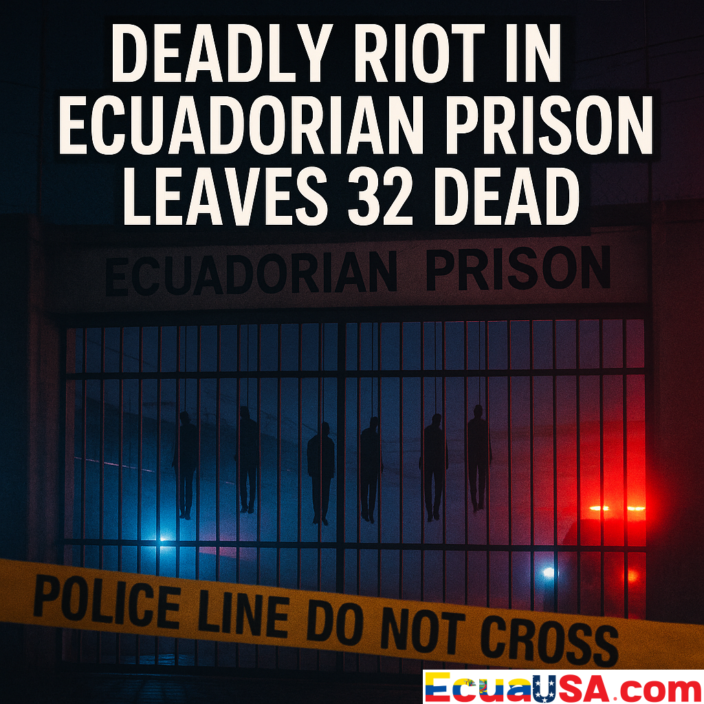 27 bodies left hanging in Ecuador Prison Massacre: 32 Dead, 33 Injured, Two Gangs at War, and a System That Has Lost Control