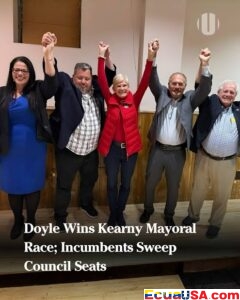 Doyle Achieves Overwhelming Victory in Kearny, Secures New Term With Full Democratic Slate