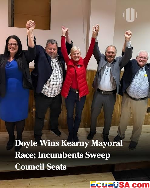 Doyle Achieves Overwhelming Victory in Kearny, Secures New Term With Full Democratic Slate