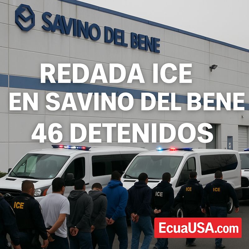 ICE Raid at Savino del Bene: 46 Arrested in Surprise Operation