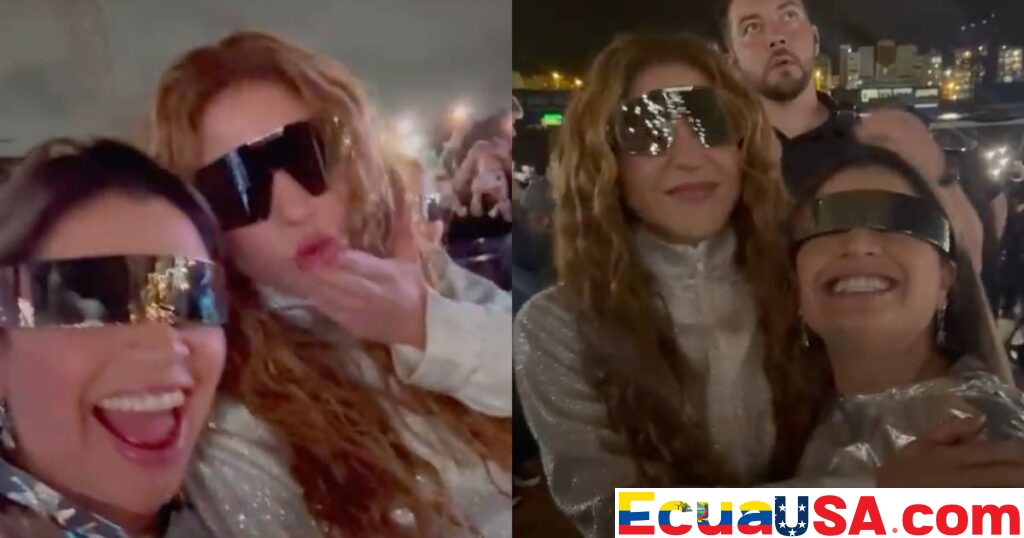 “¿Qué Altura Tienes?”: Gabriela Vaca Camina Junto a Shakira Durante Concierto en Quito