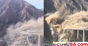 Moment a Newly Inaugurated Bridge Collapses in China: Swift Government Action Prevents Greater Tragedy