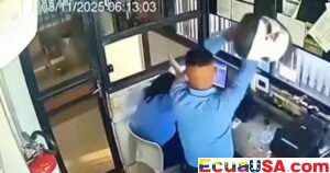 Impactante agresión en Itapuã: guardia de seguridad ataca a colega con casco y queda libre tras declarar