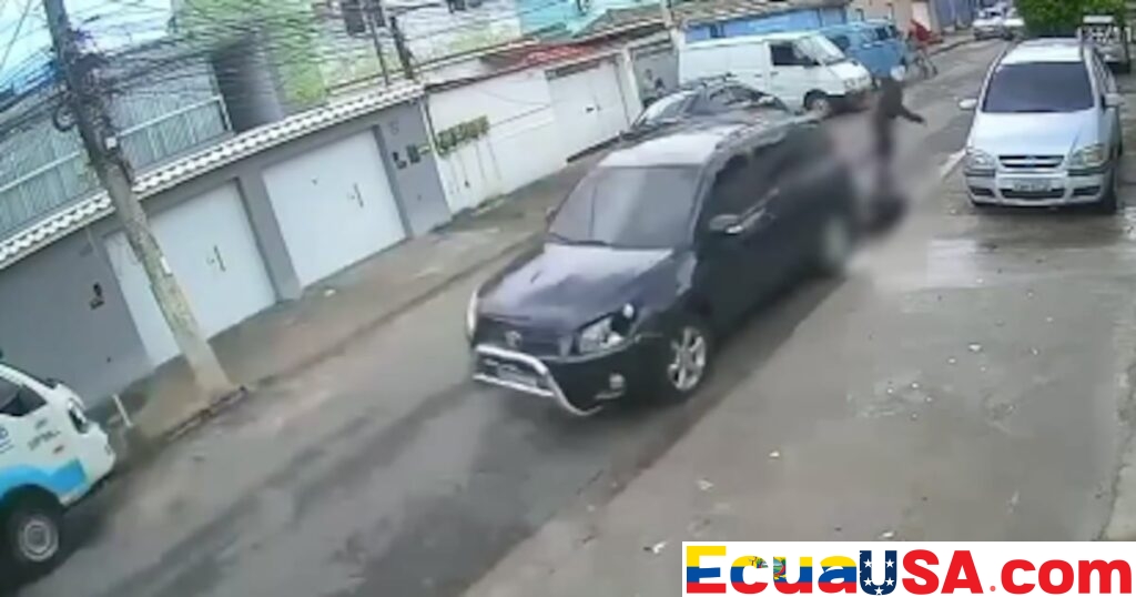 Driver in Rio de Janeiro Runs Over Robbers Twice: Security Cameras Capture Double Hit in Curicica