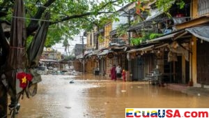 Lluvias torrenciales en Vietnam dejan al menos 41 muertos y miles de casas inundadas