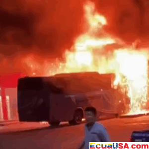 THE INFERNO AT MILAGRO: Bus Erupts in Flames at Terminal, Sparking Panic and Safety Probe