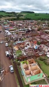 DEVASTATING TORNADO STRIKES SOUTHERN BRAZIL: AT LEAST 6 DEAD, HUNDREDS INJURED
