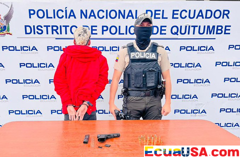 Tried to Flee on a Stolen Motorbike, Crashed, and Arrested with Gun Engraved “Serve and Protect” in Guamaní