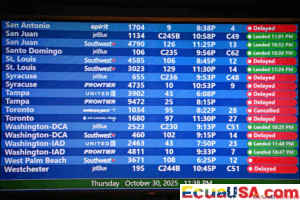 LA FAA REDUCIRÁ UN 10% LOS VUELOS EN 40 AEROPUERTOS PRINCIPALES ANTE EL PROLONGADO CIERRE DEL GOBIERNO