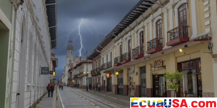 Storm Alert: Thunderstorms Sweep Across Ecuador as Nation Braces for Impact