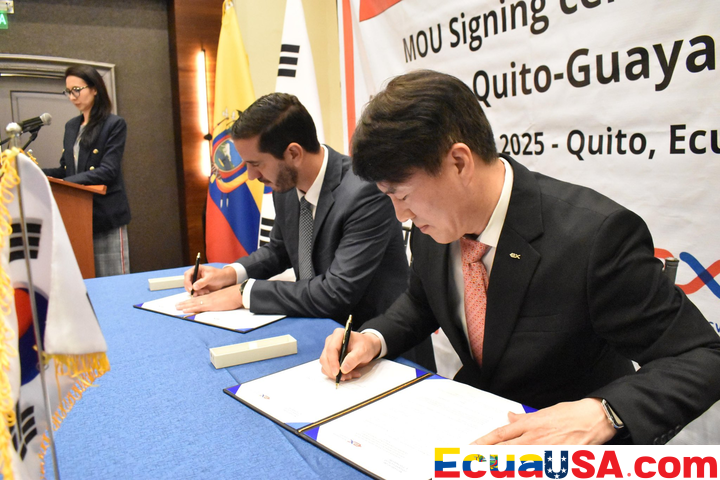 Nueva vía Quito–Guayaquil: alianza con Corea del Sur para reducir tiempos de viaje y potenciar el comercio
