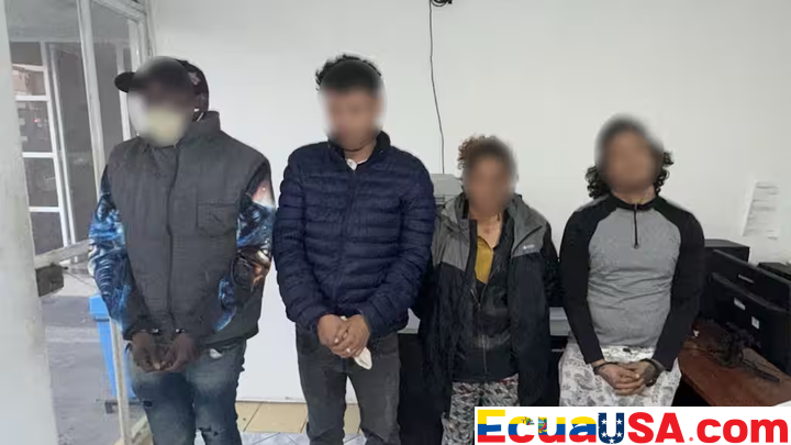 THREE ARRESTED AFTER ARMED ROBBERY IN QUITO: SUSPECTS TRIED TO FLEE WITH TWO CHILDREN IN THE CAR