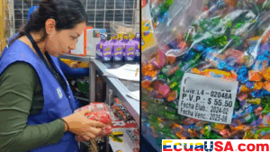 Arcsa Detects 10,000 Expired Candies and Sweets in Quito: Store Closed, Sanctions Imposed for Health Violations