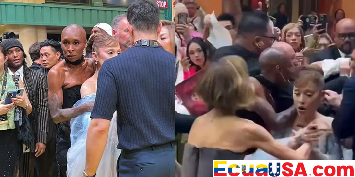 Wicked Heroism: Cynthia Erivo Shields Ariana Grande from Fan Attack on Singapore Red Carpet