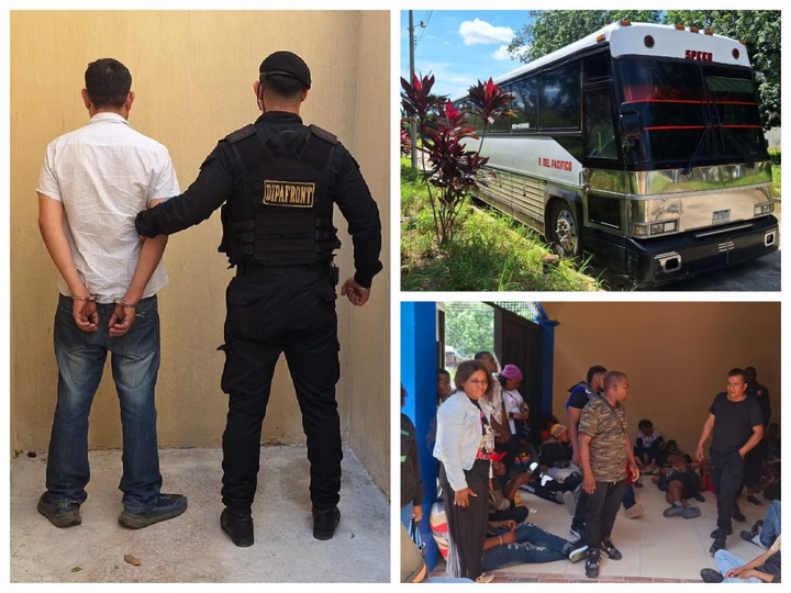 Six Ecuadorian Migrants Among Bus Intercepted in Guatemala as Authorities Crack Down on Irregular Movement