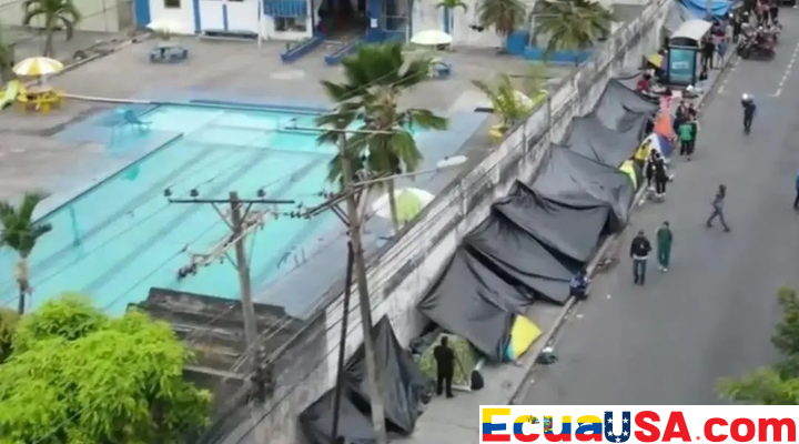 QUEUING AT DAWN: RESERVISTS CAMP OUT TO SAFEGUARD ECUADOR’S ELECTION DAY