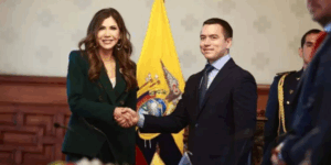 Ecuador y EE.UU. Fortalecen la Cooperación en Seguridad: Secretaria Kristi Noem Programada para Segunda Visita Oficial