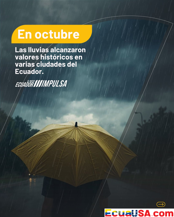 Quito registra su octubre más lluvioso en 18 años: inundaciones, deslizamientos y alerta extendida del Inamhi
