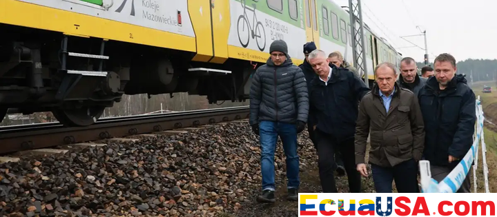Polonia acusa a Rusia de sabotaje ferroviario: explosivos en la ruta Varsovia–Lublin, se eleva alerta terrorista