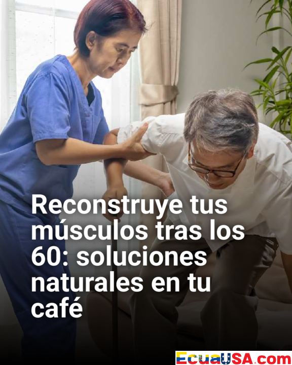 Reconstruye músculo después de los 60: soluciones naturales para tu café