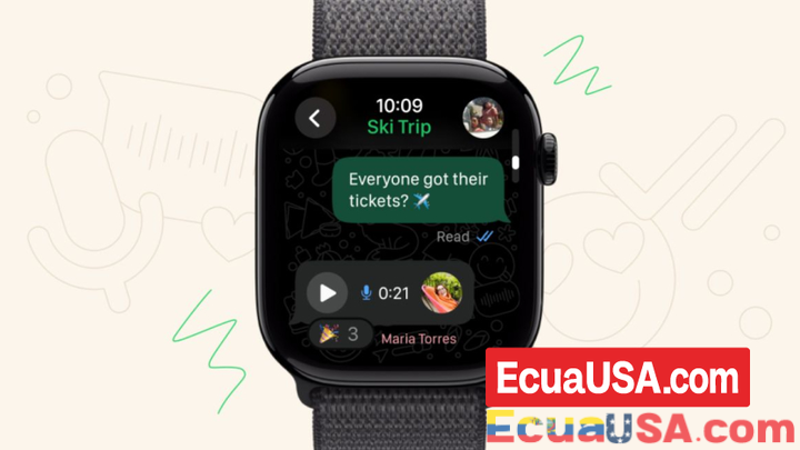 WHATSAPP LLEGA AL APPLE WATCH CON APP NATIVA Y FUNCIONES PRINCIPALES