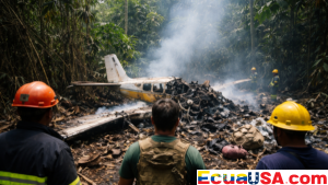 ¡Tragedia en Taisha! Tres muertos en accidente aéreo: autoridades investigan causas del siniestro en la Amazonía ecuatoriana