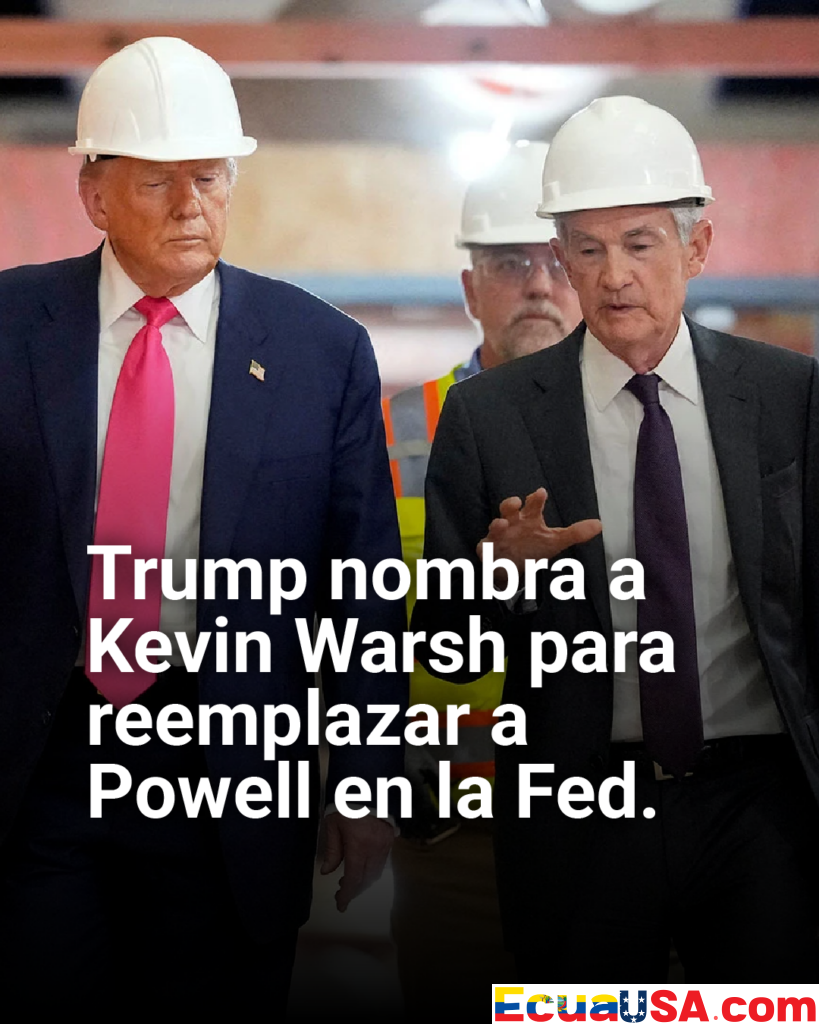 ¡Trump rompe el banco! Nomina a Kevin Warsh como nuevo jefe de la Fed tras insultar a Powell como “morón”