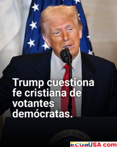 ¡Trump Sacude el National Prayer Breakfast! "No Entiendo Cómo un Cristiano Vota Demócrata" Provoca Gemidos en Audiencia