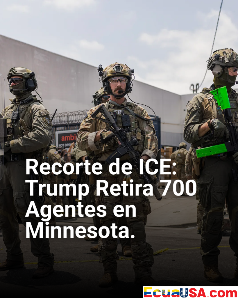 ¡Choque en la Frontera! Trump Retira 700 Agentes de Inmigración de Minnesota: Homan Anuncia recorte Inmediato