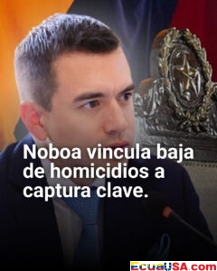 ¡Noboa sacude Guayaquil! Vincula baja de homicidios a captura de “alcalde criminal” y apunta dedo a Aquiles Álvarez por nexos mafiosos