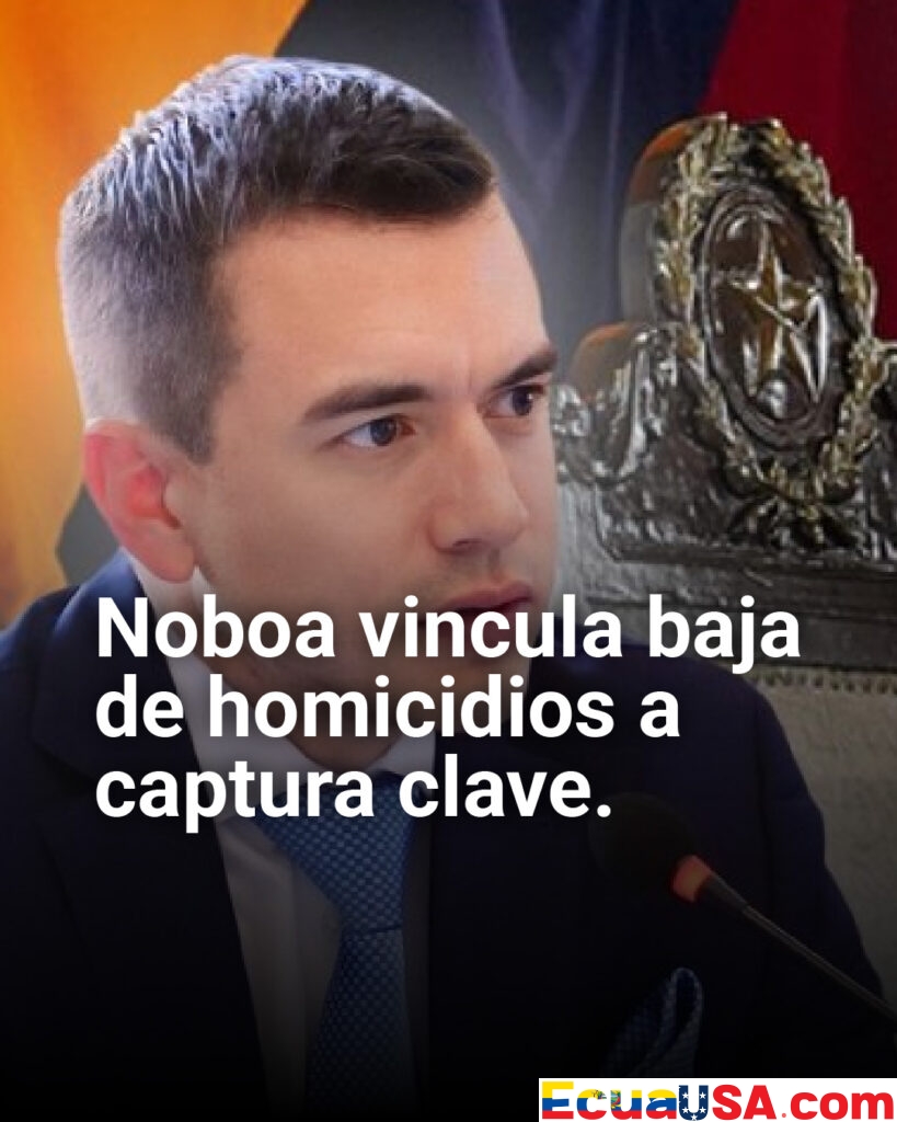 ¡Noboa sacude Guayaquil! Vincula baja de homicidios a captura de “alcalde criminal” y apunta dedo a Aquiles Álvarez por nexos mafiosos