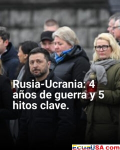 La guerra Rusia-Ucrania cumple 4 años: 5 momentos clave que cambiaron el mundo