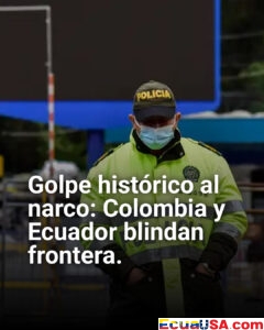 ¡Golpe histórico al narco! Colombia y Ecuador activan "Operación Espejo": Blindan frontera con 5 zonas clave contra carteles