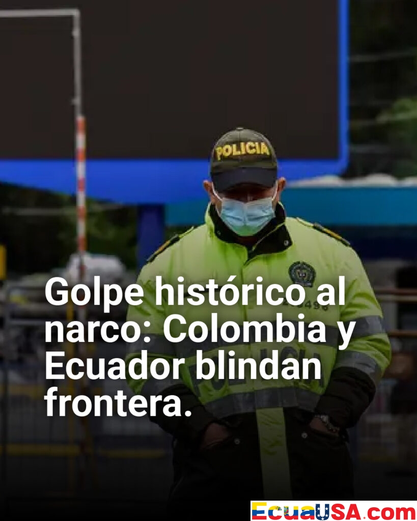 ¡Golpe histórico al narco! Colombia y Ecuador activan “Operación Espejo”: Blindan frontera con 5 zonas clave contra carteles