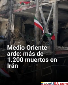 ¡Masacre en Irán! 1.230 muertos desde ataques de Israel y EE.UU.: Guerra Medio Oriente minuto a minuto
