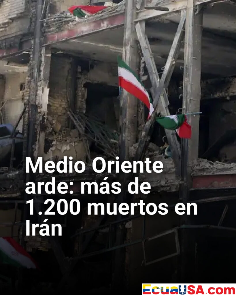 ¡Masacre en Irán! 1.230 muertos desde ataques de Israel y EE.UU.: Guerra Medio Oriente minuto a minuto