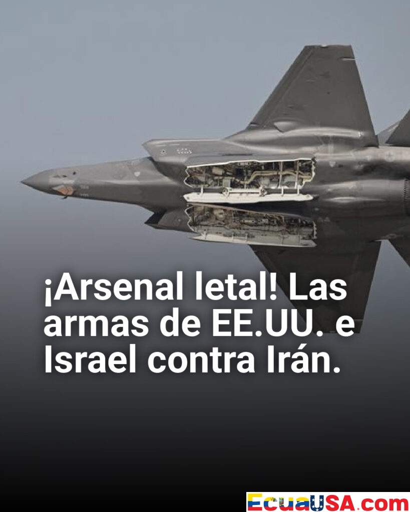 ¡Arsenal letal desatado! Estas son las armas con las que EE.UU. e Israel pulverizaron objetivos iraníes en ataque masivo