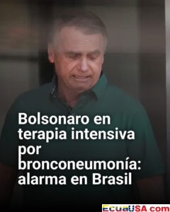 ¡Alarma en Brasil! Bolsonaro en terapia intensiva con bronconeumonía: Fiebre, escalofríos y antibióticos IV para el ex presidente preso